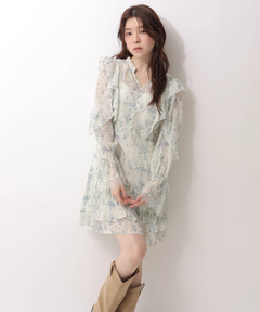 Rirandture(リランドチュール) |〈LAURA ASHLEYコラボ〉楊柳プリントチュニックワンピース