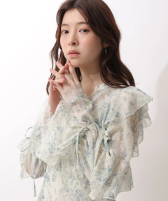 Rirandture(リランドチュール) |〈LAURA ASHLEYコラボ〉楊柳プリントチュニックワンピース