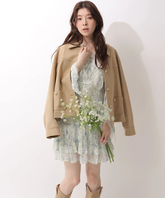 Rirandture(リランドチュール) |〈LAURA ASHLEYコラボ〉楊柳プリントチュニックワンピース