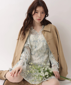 Rirandture(リランドチュール) |〈LAURA ASHLEYコラボ〉楊柳プリントチュニックワンピース