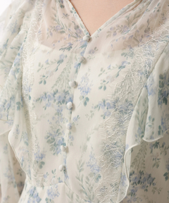 Rirandture(リランドチュール) |〈LAURA ASHLEYコラボ〉楊柳プリントチュニックワンピース