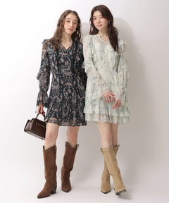 Rirandture(リランドチュール) |〈LAURA ASHLEYコラボ〉楊柳プリントチュニックワンピース