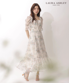 Rirandture(リランドチュール) |〈LAURA ASHLEYコラボ〉パフスリーブプリントワンピース