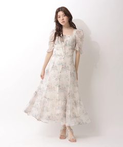 Rirandture(リランドチュール) |〈LAURA ASHLEYコラボ〉パフスリーブプリントワンピース