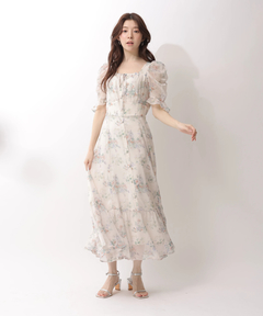 Rirandture(リランドチュール) |〈LAURA ASHLEYコラボ〉パフスリーブプリントワンピース