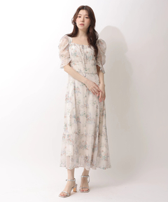 Rirandture(リランドチュール) |〈LAURA ASHLEYコラボ〉パフスリーブプリントワンピース