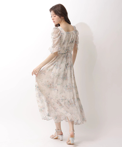 Rirandture(リランドチュール) |〈LAURA ASHLEYコラボ〉パフスリーブプリントワンピース