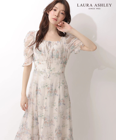 Rirandture(リランドチュール) |〈LAURA ASHLEYコラボ〉パフスリーブプリントワンピース