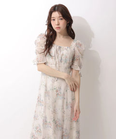 Rirandture(リランドチュール) |〈LAURA ASHLEYコラボ〉パフスリーブプリントワンピース