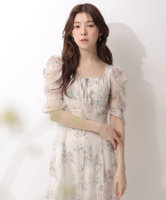 Rirandture(リランドチュール) |〈LAURA ASHLEYコラボ〉パフスリーブプリントワンピース