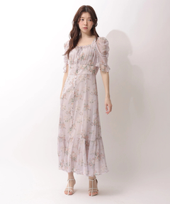 Rirandture(リランドチュール) |〈LAURA ASHLEYコラボ〉パフスリーブプリントワンピース