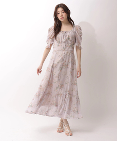 Rirandture(リランドチュール) |〈LAURA ASHLEYコラボ〉パフスリーブプリントワンピース