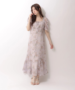 Rirandture(リランドチュール) |〈LAURA ASHLEYコラボ〉パフスリーブプリントワンピース