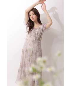 Rirandture(リランドチュール) |〈LAURA ASHLEYコラボ〉パフスリーブプリントワンピース