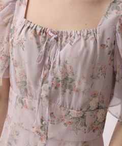 Rirandture(リランドチュール) |〈LAURA ASHLEYコラボ〉パフスリーブプリントワンピース