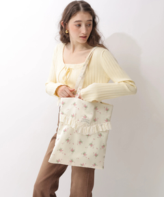 Rirandture(リランドチュール) |〈LAURA ASHLEYコラボ〉フラワーレーストートバッグ