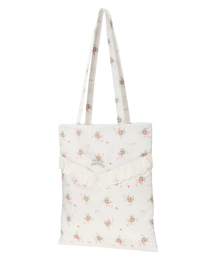 LAURA ASHLEYコラボ〉フラワーレーストートバッグ | トートバッグ