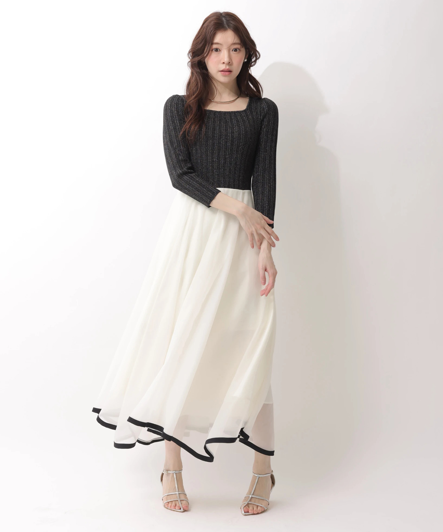 7分袖エアリードッキングワンピース | ワンピース | Rirandture（リ