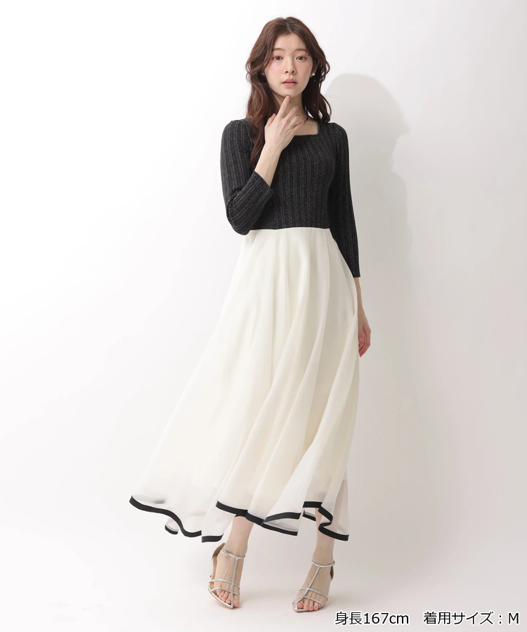 7分袖エアリードッキングワンピース | ワンピース | Rirandture（リ