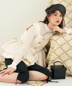 Rirandture(リランドチュール) |サイドリボンカプリパンツ