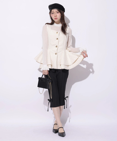 Rirandture(リランドチュール) |サイドリボンカプリパンツ