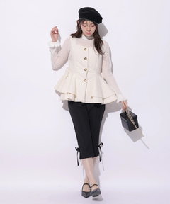 Rirandture(リランドチュール) |サイドリボンカプリパンツ