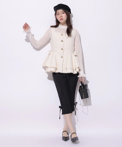 Rirandture(リランドチュール) |サイドリボンカプリパンツ