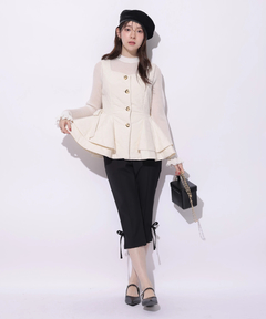 Rirandture(リランドチュール) |サイドリボンカプリパンツ