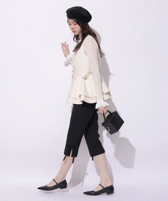 Rirandture(リランドチュール) |サイドリボンカプリパンツ