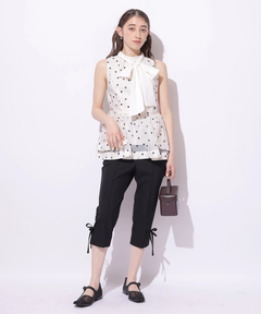 Rirandture(リランドチュール) |サイドリボンカプリパンツ