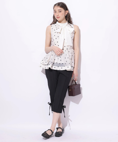 Rirandture(リランドチュール) |サイドリボンカプリパンツ