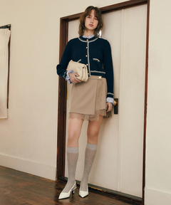 WEB LIMITED]オフショルリボンドッキングニット | ニット | Rirandture