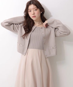 MARIEBELLEコラボ〉Ribbon Knit Jacket | カーデ | Rirandture（リ