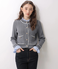 Rirandture(リランドチュール) |フリルレイヤードニットジャケット