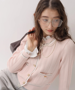 Rirandture(リランドチュール) |フリルレイヤードニットジャケット