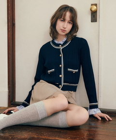 Rirandture(リランドチュール) |フリルレイヤードニットジャケット