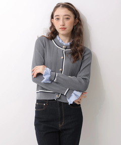 Rirandture(リランドチュール) |フリルレイヤードニットジャケット