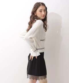 Rirandture(リランドチュール) |フリルレイヤードニットジャケット