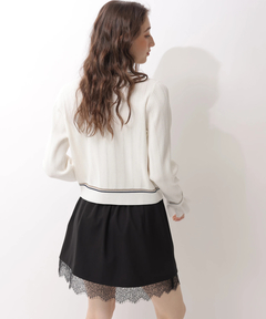 Rirandture(リランドチュール) |フリルレイヤードニットジャケット