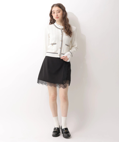 Rirandture(リランドチュール) |フリルレイヤードニットジャケット