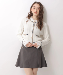 Rirandture(リランドチュール) |フリルレイヤードニットジャケット