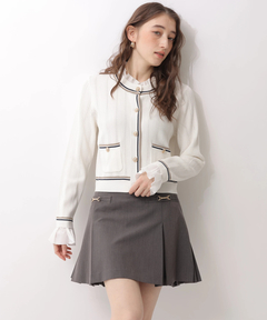 Rirandture(リランドチュール) |フリルレイヤードニットジャケット