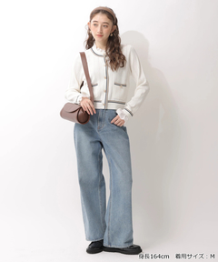 Rirandture(リランドチュール) |フリルレイヤードニットジャケット