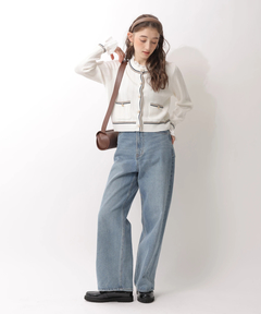 Rirandture(リランドチュール) |フリルレイヤードニットジャケット