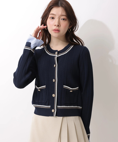 Rirandture(リランドチュール) |フリルレイヤードニットジャケット