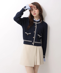 Rirandture(リランドチュール) |フリルレイヤードニットジャケット