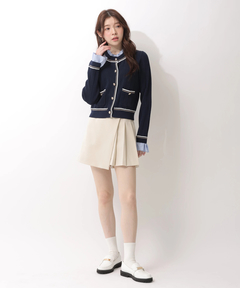 Rirandture(リランドチュール) |フリルレイヤードニットジャケット