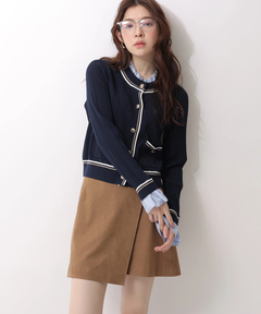 Rirandture(リランドチュール) |フリルレイヤードニットジャケット