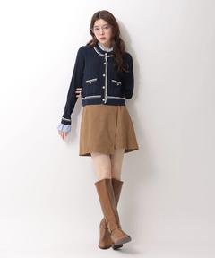 Rirandture(リランドチュール) |フリルレイヤードニットジャケット