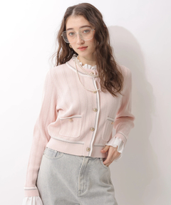 Rirandture(リランドチュール) |フリルレイヤードニットジャケット